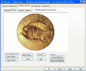 Coin Collector Software - CoinManage Image View