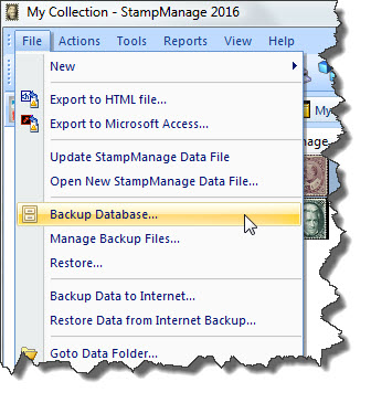 StampManage Backup